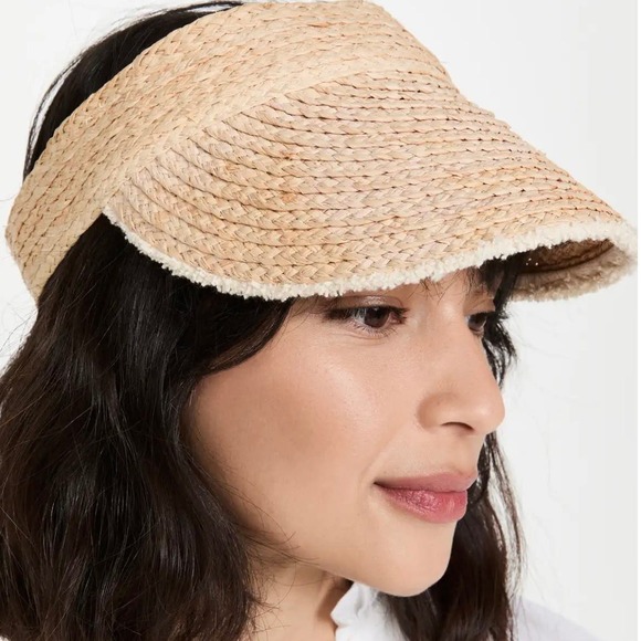 Hat Attack Pocket‎ Visor Straw Adjustable New - Picture 2 of 11